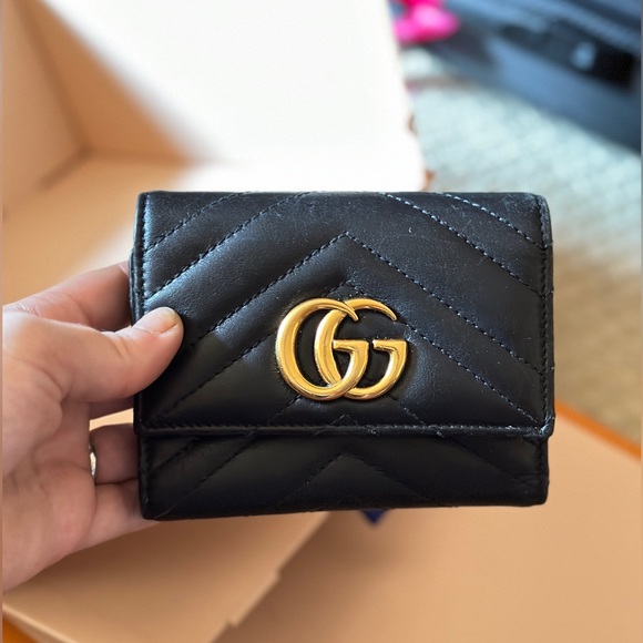 Gucci black leather wallet - Picture 3 of 8